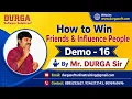 How to Win Friends Influence People tutorials by Mr DURGA Sir On 16-08-2026 7AM IST