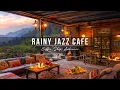 Download Lagu Rainy Day in Cozy Spring Coffee Shop Ambience with Smooth Jazz Instrumental Music for Relax \u0026 Study