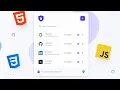 Password Manager in HTML CSS JS