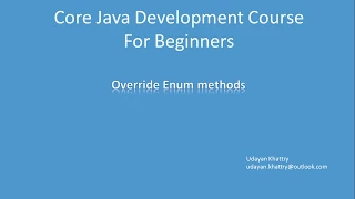 5 Override Enum methods