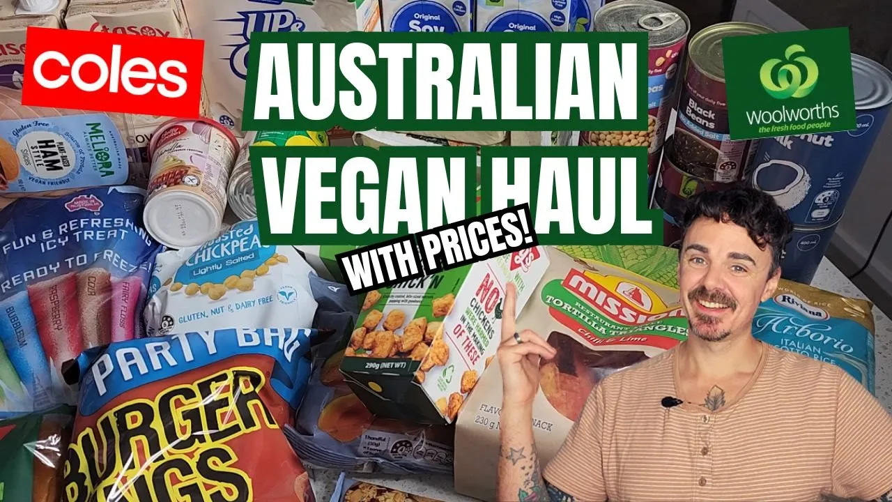 Vegan Woolworths and Coles Monthly Bulk Food Haul   2023 with Prices