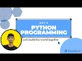 Python Bootcamp Day - 6