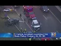 5 Vehicle Accident Involves 2 NJ State Police Cruisers On Rt 80