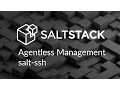 SaltStack agentless management using salt-ssh