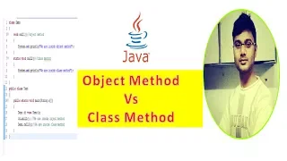 Class Method VS Object Method In Java How To Call Methods Explained Java Technocrat Hindi