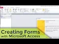 How to Create Custom Forms with Microsoft Access in 5 Minutes
