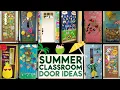 Cute Creative 2026 Summer Classroom Door Ideas for DIY Preschool Summer Decorations