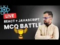 React JavaScript MCQ LIVE LIVE Quiz Winner