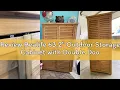 Review Bealife 63 2 Outdoor Storage Cabinet with Double Doors Lockable Vertical Storage Shed with
