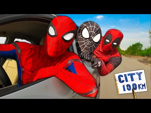 Download MP3 Superheros go to city | Spider-Man, Venom, Deadpool they are best friends | 30-Minute