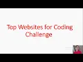 Popular Coding Challenge Websites