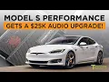 Tesla Model S Performance with a 25K Sound System and Bespoke Interior
