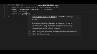 Java script program to sort string or arrange letters in alphabetical order