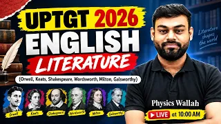 UP TGT English Literature Class | English Literature For UP TGT 2026 | TGT English By Sharad Sir