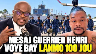 FLASH! Anviwon 700 Sòlda Salvadoryan debake nan peyi a - Guerrier Henri voye mesaj bay LANMÒ 100 JOU