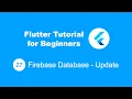 Flutter Tutorial for Beginners 27 Firebase Database Update