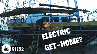 Get-Home Sailboat ELECTRIC MOTOR for OFF GRID Sailing? Electric Boat ENGINE for steel sailboat refit