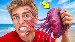 MASSIVE CREATURE STUNG MY FACE... **DEADLY JELLYFISH**