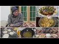 Lagu Abu ji ke sath Kitchen main banaya nashta! Sana ki wapsi! Mazydaar mutton yakhni Pulao! Masala Fish!