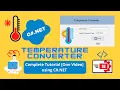 C Visual Studio Temperature Converter app Complete Tutorial