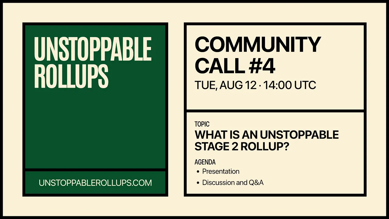 Community Call #4