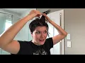 COVID19 Outbreak Isolation DIY Full Pixie Undercut Unprofessional