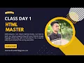 Html Master Class Day 01 Setup Environment Code with Shanto