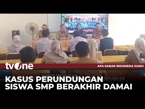 Kasus Bullying Siswa SMP di Palembang Berujung Damai