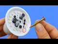 Download Lagu Slechts 1 minuut! Pak een gewone schroef en bevestig alle led-lampen in je huis! 💡