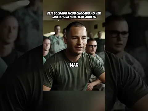 esse soldado ficou chocado ao ver sua esposa no filme adult@