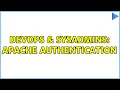 DevOps SysAdmins apache authentication