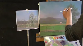 tree in spring paint demo 7 by mike malzone