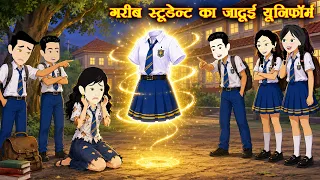 gareeb student ka jadui uniform | Cartoon Kahani | Hindi Kahaniya | Story | JADUI KAHANI | magic
