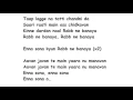 Download Lagu ENNA SONA Lyrics Full Song Lyrics Movie - OK Jaanu | Arijit Singh