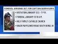 Funeral arrangements announced for fallen Elkhart fire captain