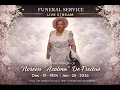 FUNERAL SERVICE FOR NOREEN AZOLMA De FREITAS