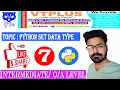 Day 7 Python Set data type