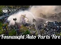 North Canton Ohio Junkyard Fire Fosnaught Auto Parts