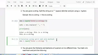 Python String Methods swapcase split and join replace