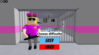 Police Girl Prison Run roblox Gameplay Walkthrough No Death 4K HD (FOR KIDS)