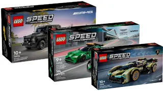 All LEGO Speed Champions Summer sets 2024 Compilation/Collection Speed Build