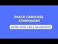 Frontend Machine Coding Interview Animated Image Carousel Component HTML CSS Javascript