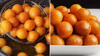 طريقة عمل لقمة القاضي L الزلابية المقرمشة بكل اسرار نجاحها وتشكيل الكور متساويه 