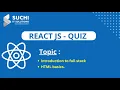 React JS Quiz-1 suchiit