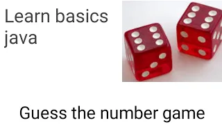 make dice rolling simulator using java to learn basics