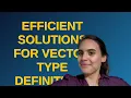 Efficient solutions for vector type definitions and data protection in C
