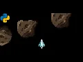 ASTEROID RACER GAME IN PYTHON WITH SOURCE CODE