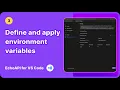 EchoAPI for VS Code - Define and apply environment variables Free Ultra-Lightweight