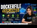Dockerfile Explained for Beginners For Nginx Tomcat Spring Boot Node js Push to Docker Hub