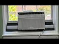 Midea 8 000 BTU 115V Smart Window Air Conditioner 3 Fan Speeds Sleep Mode Remote Control MAW08S1YWT